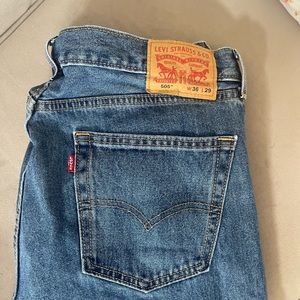 Levi’s 505 vintage blue jeans